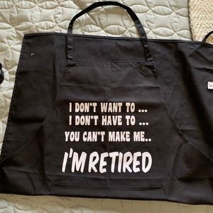 Cute “I’m Retired” Apron